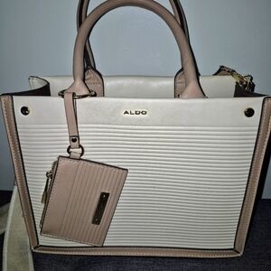 Aldo Beige Cream Shoulder Bag Crossbody